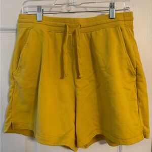 Old Navy Mustard Yellow Athletic Shorts